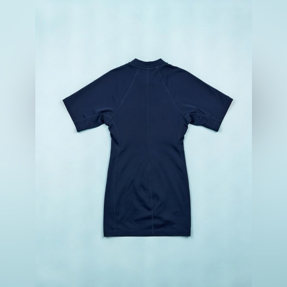 Calvin Klein Dark Blue Short Sleeve Dress Size S - Picture 2 of 3